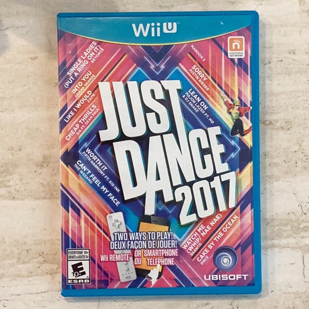Just Dance 2017 Nintendo Wii U Game CIB